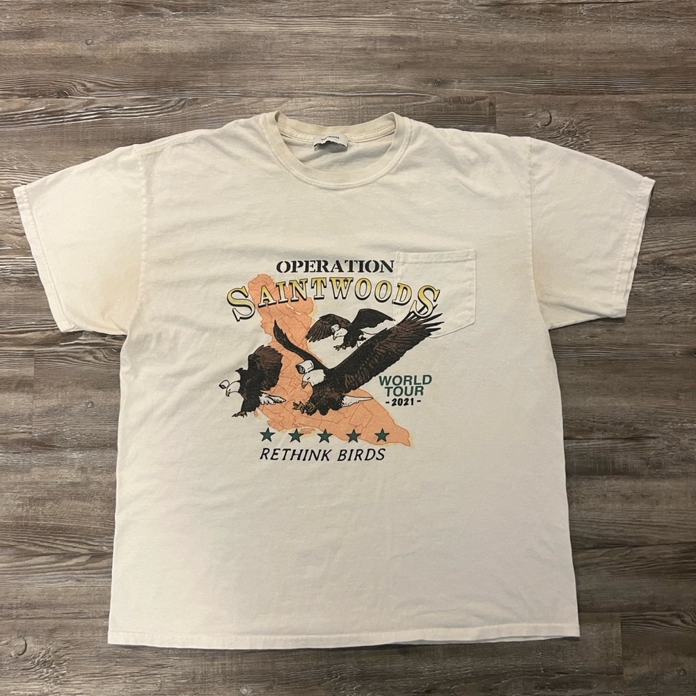 Saintwoods Operation “Rethink Birds” World Tour 2021 Tee